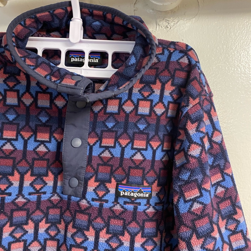 rare patagonia snap-t synchilla !